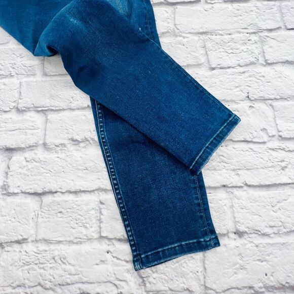 Free People Jeans Women's Size 29 Blue High Rise Stretch Destroyed Skinny - Picture 6 of 10